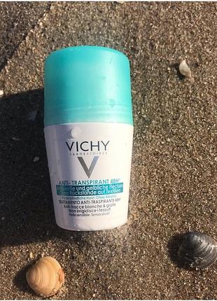 Дезодорант- антиперспірант vichy  deodorant проти білих слідів та жовтих пятен