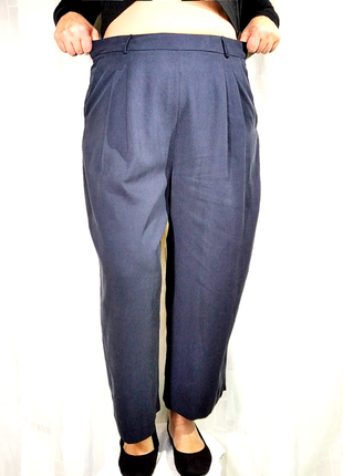 Комфортные широкие брюки*, кюлоты, со складками, 100% вискоза4 фото