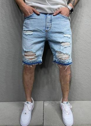 Мужские джинсовые шорты2 фото