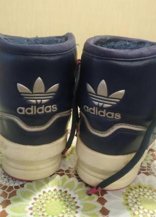 Зимові чобітки чоботи дутики adidas, розмір 23, на ногу 13-13,5 см, реальна довжина устілки 14,5 см3 фото