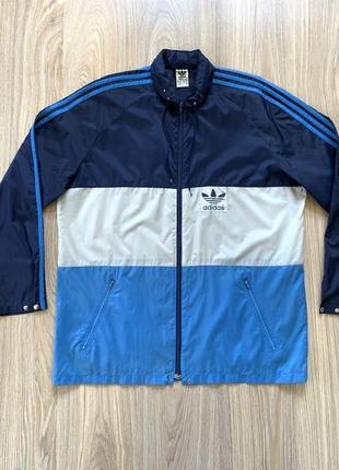 Чоловіча вінтажна вітровка дощовик adidas retro