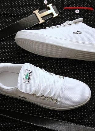Мужские демисезонные спортивные кроссовки graduate lacoste3 фото