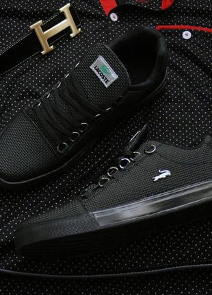 Летние мужские демисезонные спортивные кроссовки lacoste2 фото