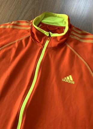 Мужская софтшел треккинговая куртка ветровка adidas adizero windstopper4 фото