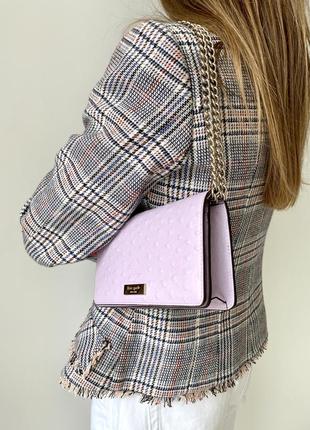 Kate spade жіноча брендова шкіряна сумочка кросбоді crossbody шкіра сумка кейт спейд подарунок дівчині дружині5 фото