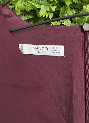 Сукня mango колір марсала 3