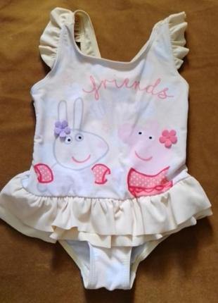 Купальник слитный от  peppa pig