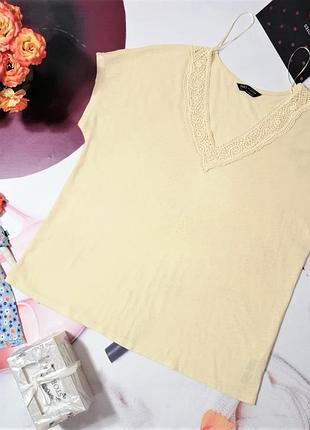 Лляна футболка marks&spencer, розмір 16/44 або xxl, колекція 2020 року