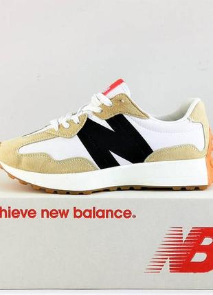 Мужские кроссовки бежевые new balance4 фото