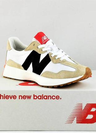 Мужские кроссовки бежевые new balance8 фото