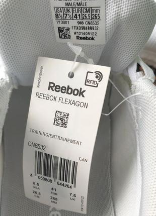 Кросівки кроссовки текстиль білі reebok8 фото