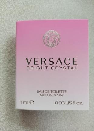 Пробник versace bright crystal, 1 мл