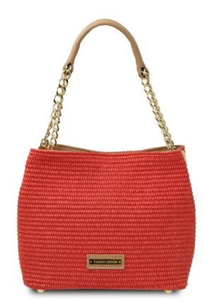 Жіноча шкіряна сумка-відро tuscany bucket bag tl142208