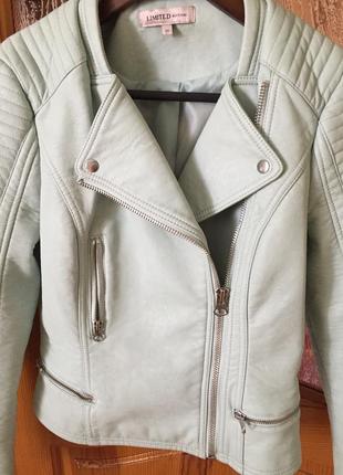 Шкіряна куртка-косуха marks & spenser3 фото