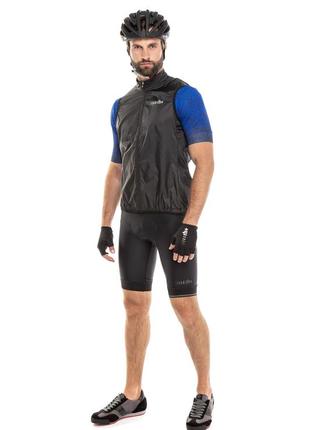 Чёрная веложилетка для велоспорта celio размер l – xl