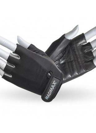 Перчатки для фитнеса mad max rainbow mfg 251, black/grey m