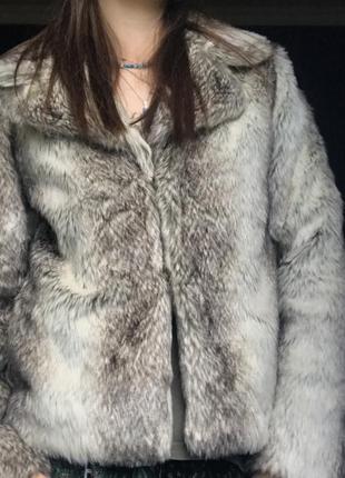 Шубка kenneth cole, сіра шубка, осіння шубка