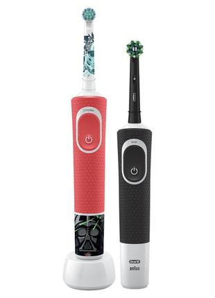 Набор зубных щеток braun oral-b vitality family edition d100-410-2k-star-wars 2 шт3 фото