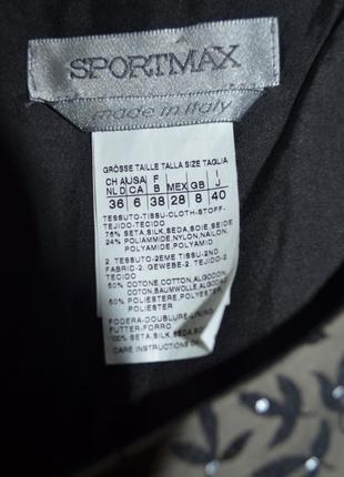 Эксклюзивное брендовое платье sportmax (max mara) и оливковый цвет черный3 фото