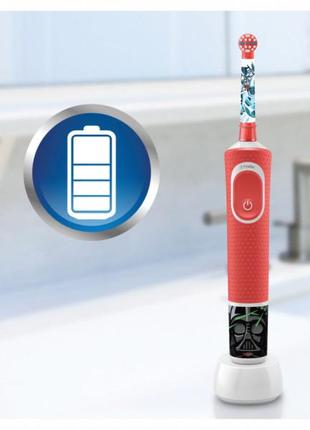 Дитяча електрична зубна щітка oral-b d100-413-2k-star wars5 фото