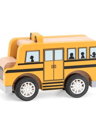 Дерев'яна машинка viga toys шкільний автобус (44514)