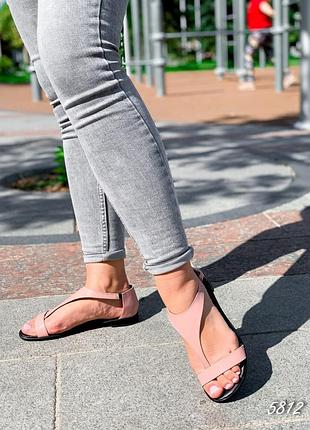 Босоніжки-у єтнамки жіночі stella пудра