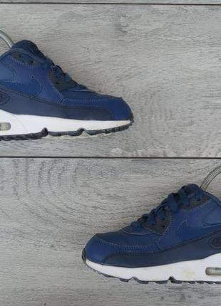 Nike air max дитячі шкіряні кросівки синього кольору оригінал 31 розмір 1