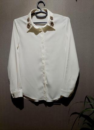 Молочна сорочка/блуза.1 фото