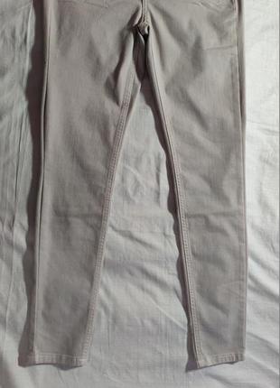 Жіночі однотонні джинси, скіні jessica (c&a), розмір s, пісочний4 фото