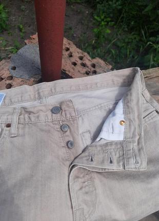 Мужские джинсы levis 501 original vintage / коричневые штаны от левайс ...