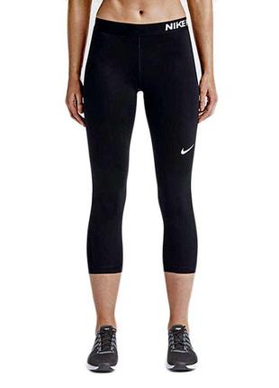 Спортивные капри лосины леггинсы nike pro 3/4 leggings tights