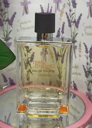 Туалетна вода для чоловіків hermes terre d'hermes 100 мл, тестер. порушена упаковка