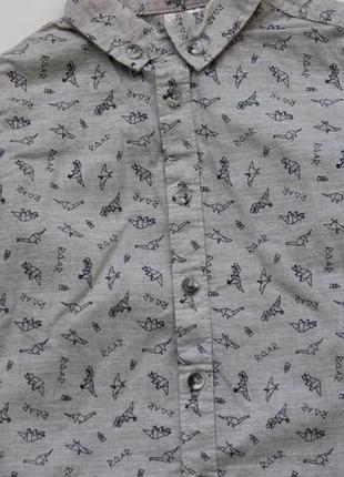 Сорочка, рубашка f&f 3-4 роки 2