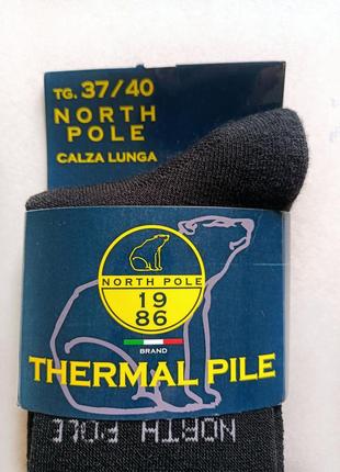 Високі термо шкарпетки гольфи італія2 фото
