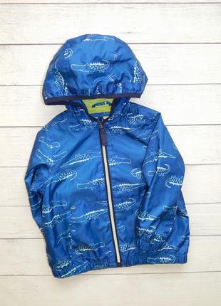 Вітровка/куртка з крокодилами nutmeg, для хлопчика 1,5-2 роки.