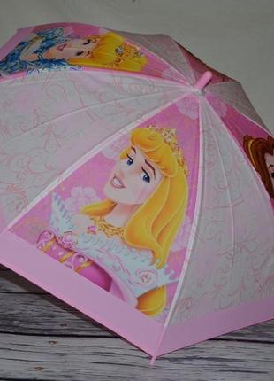 Парасоля парасолька дитяча з яскравими героями матовий яскравий та веселий принцеси дісней3 фото