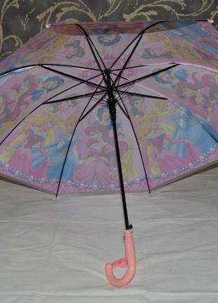 Зонт детский с яркими героями матовый яркий и веселый принцессы десней5 фото