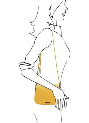 Женская сумка на 3 отделения кросс боди jasmine от tuscany tl1419688 фото