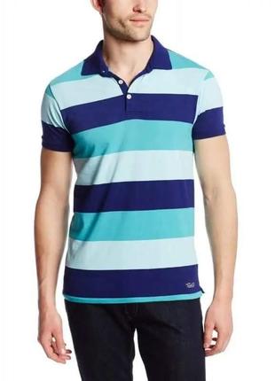 Чоловіче поло scotch & soda в різнокольорову смужку.