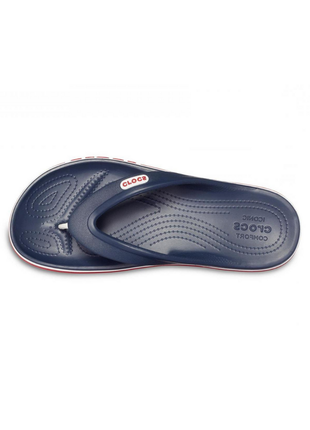 В'єтнамки crocs bayaband flip navy / pepper 205393 чоловічі жіночі шльопанці крокси4 фото