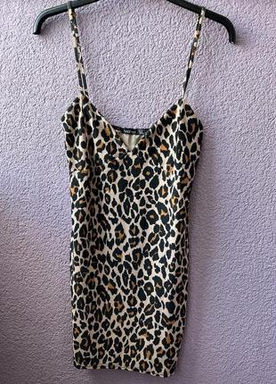 Платье в леопардовый принт boohoo3 фото