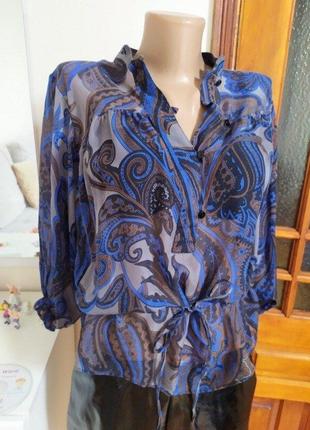 Zara woman m шелковая блуза из тонкого шёлка з тонкого шовку шовкова6 фото