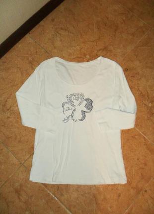 Лонгслив білий