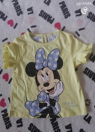 Футболка для дівчинки з disney minnie mouse by c&a