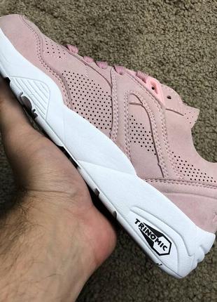 Кросівки puma Blue trinomic pink suede 36-40рр