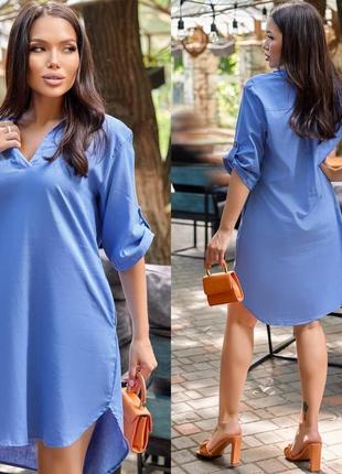 Платье туника лен 42-60 р-р