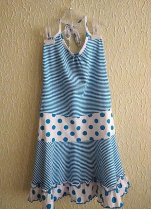 Летний сарафан на девочку 9-12 лет