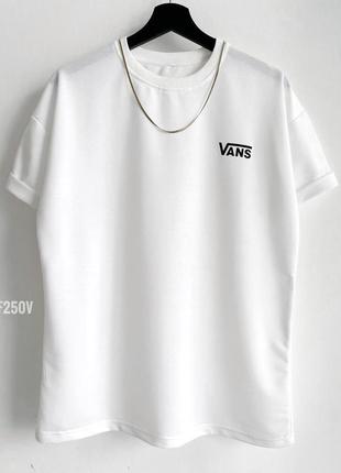 Футболка чоловіча vans біла (з оригінальним логотипом "vans")