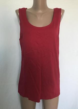 Майка красная 18 размера натуральная