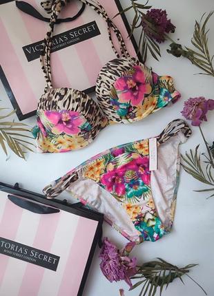 Купальник з великим пушап victoria's secret bombshell 32a 70a s 36 34